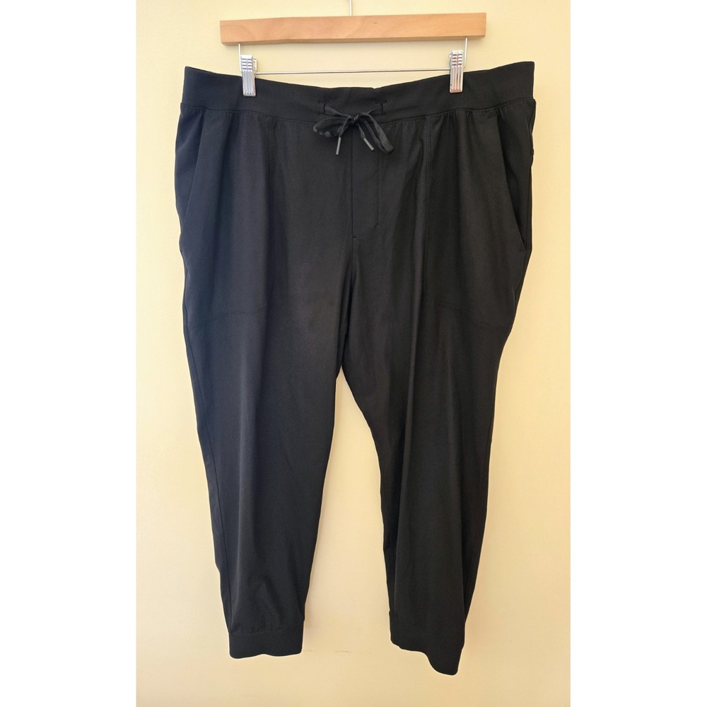 Lululemon ABC Jogger Warpstreme Men's XXL Obsidian Stretch Drawstrings Black